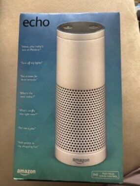 Amazon Echo (1st Generation) Smart Assistant - White